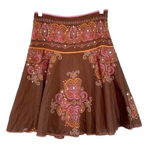 THE LIMITED Boho Sequin Fairy Midi Skirt